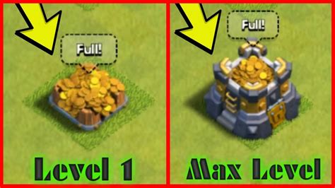 Level 10 Gold Storage Clash Of Clans Dandk Organizer