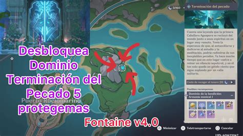 Genshin Impact Desbloquea Dominio Terminación del pecado 5 protogemas