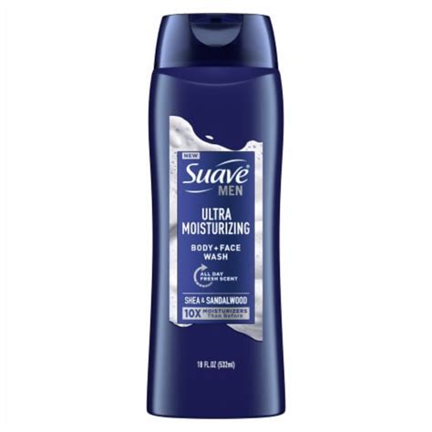 Suave® Men Ultra Moisturizing Body + Face Wash, 18 fl oz - Fry’s Food Stores