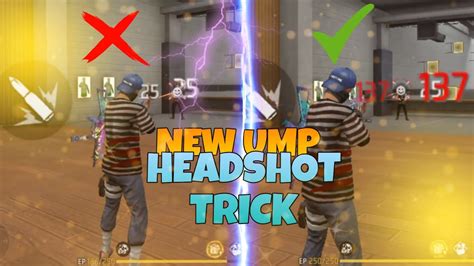 New Ump Headshot Tricknew One Tap Headshot Trickdesert Eagle One