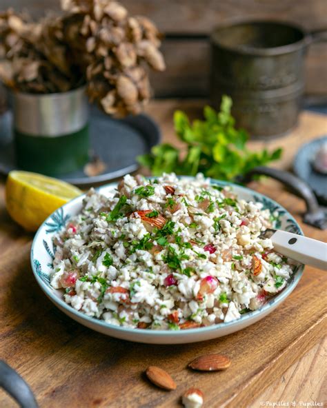 Taboulé de chou fleur à l orientale une salade originale