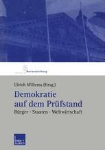 Demokratie Auf Dem Pr Fstand B Rger Staaten Weltwirtschaft