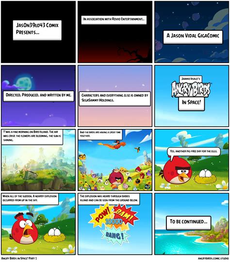 Angry Birds In Space Part Comic Studio