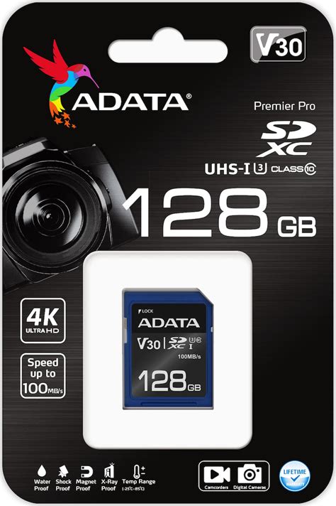 Adata Premier Pro SDXC 128GB Class 10 U3 V30 Skroutz Gr