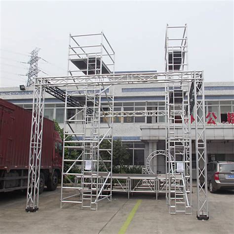 Portable Adjustable Double scaffolding with climbing ladder from China ...