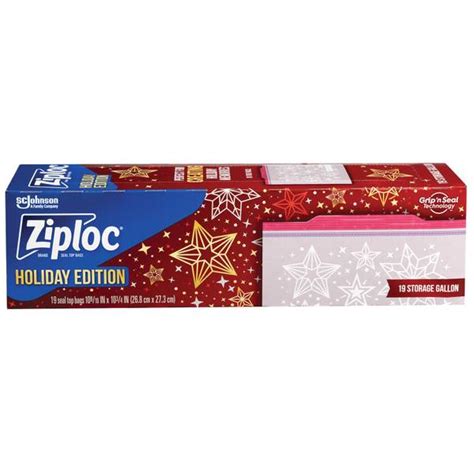 Ziploc 19 Count Holiday Storage Gallon Bag 71524 Blain S Farm Fleet