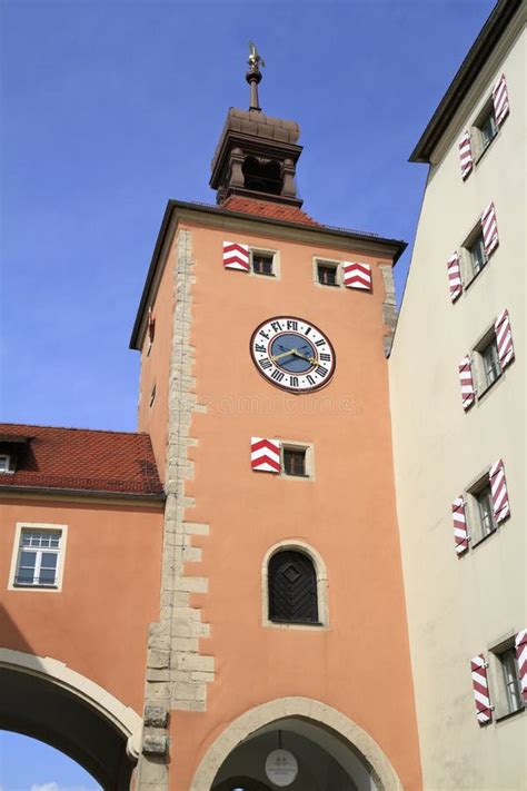 Old Stone Bridge Tower, Regensburg Stock Image - Image of historic, gothic: 101722637