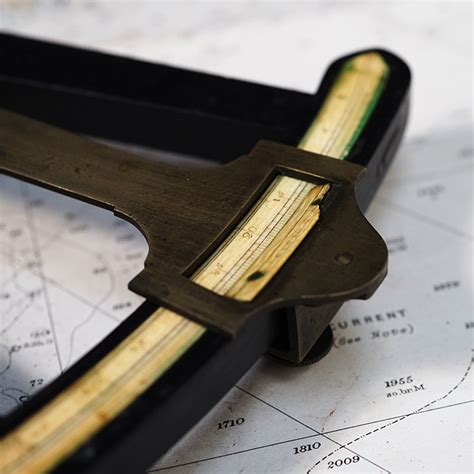 Ebony 19th Century Octant Spencer Browning Rust Trinity Marine