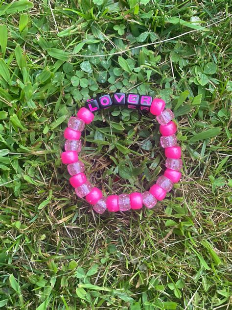 Lover Taylor Swift beaded bracelet | Etsy