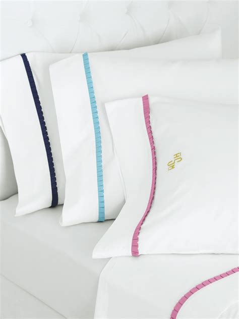 Lilly Pulitzer Ruffle Me Percale Bedding True Navy Available August