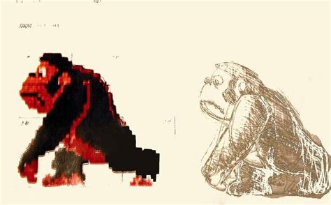 Concept art of donkey kong from the official artwork set for # ...