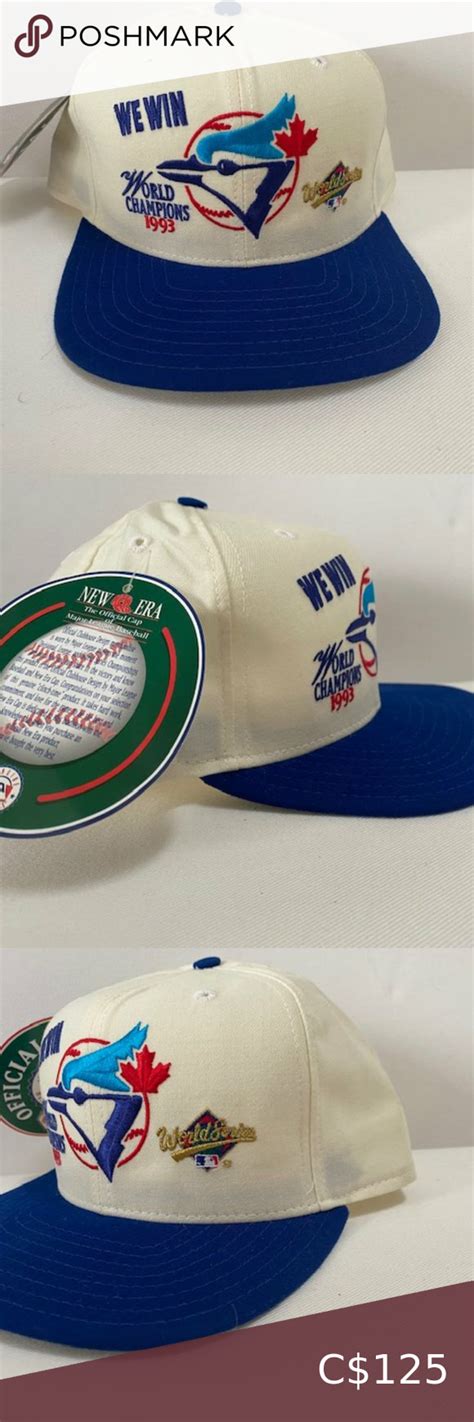 Nwt Vintage Rare Blue Jays World Series Champions Officially