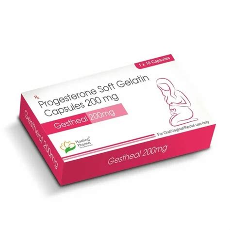 PROGESTERON GESTHEAL 200 MG SOFT GELATIN CAPSULES Packaging Type