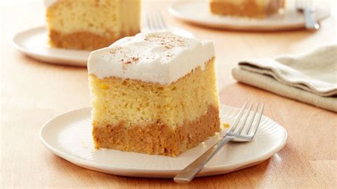 Pumpkin Layered Magic Cake Recipe From Betty Crocker