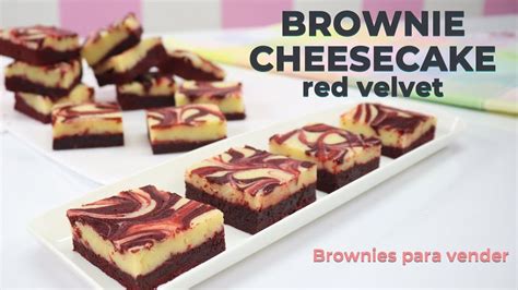 Brownie Cheesecake Red Velvet Con Costeo Precio Y Empaque Brownies