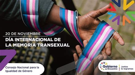 20 De Noviembre Día Internacional De La Memoria Trans Consejo