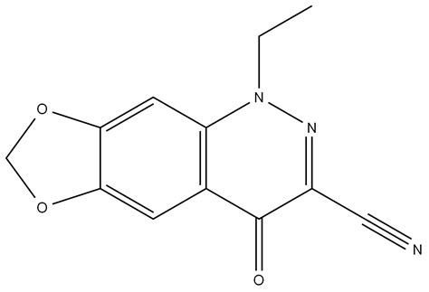 1 Ethyl 1 4 Dihydro 4 Oxo 1 3 Dioxolo 4 5 G Cinnoline 3 Carbonitrile