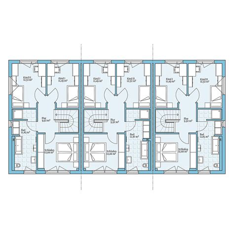 Fertighaus Reihenhaus Variante Hanse Haus