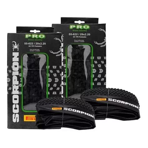 Par Pneus Bicicleta Mtb Pirelli Scorpion Pro Aro 29 X 2 20 Kevlar Sem