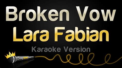 Lara Fabian - Broken Vow (Karaoke Version) - YouTube