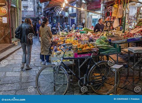 La Vucciria In Palermo Sicily Island Italy Editorial Image Image Of