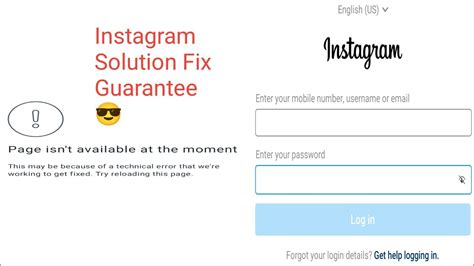 Fix Page Isn T Available Right Now Instagram How To Fix Page Isn T