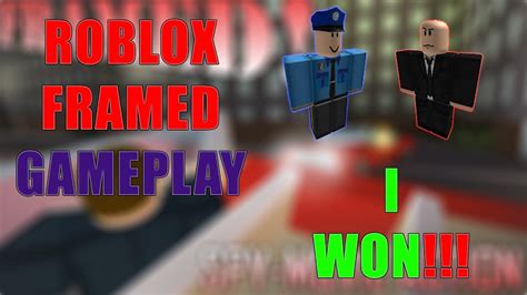 Roblox Framed Gameplay I Won For The First Time Youtube