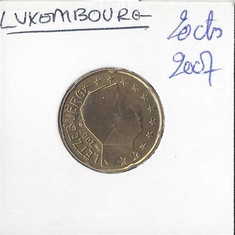 Luxembourg Centimes Sup Gon Alves Lobo Numismatique