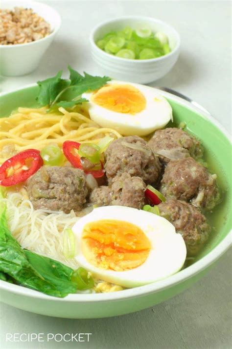 Mie Bakso Indonesian Meatball Soup With Noodles | Recipe Pocket