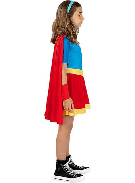 Fato De Supergirl DC Super Hero Girls Para Menina Os Mais Divertidos