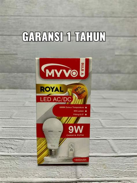 Lampu Emergency LED Myvo Royal 9 Watt Emergency Lamp 9W Cool Daylight