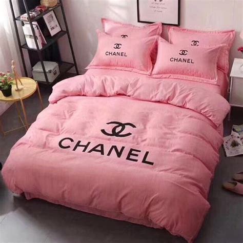 Chanel Bed Set | mysite in 2024 | Chanel bedding, Bedding sets, Pink bedroom set