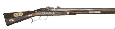 Bonhams A German 14 Bore Matchlock Rifle