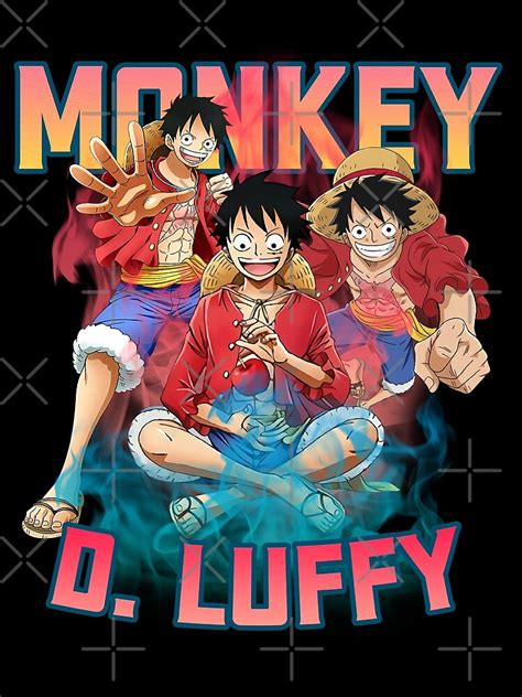 Bootleg Anime Monkey D Luffy One Piece Photographic Print For