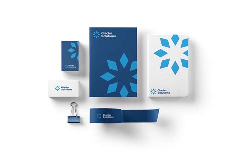 Glacier Solutions Logo Visual Identity KSA On Behance