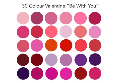 Valentine “Be with You”> Color Palette Graphic by SENSE LIBRARY · Creative Fabrica