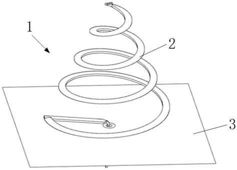 可自动展开的柔性螺旋天线和天线的制备方法与流程