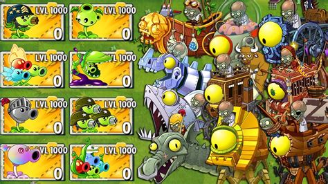 Plants Vs Zombies Final Boss Every Peashooters Plants Level Vs