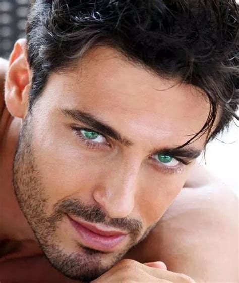 Just Beautiful Black Hair Green Eyes Beautiful Men Faces Male Model