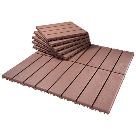 Spurtar Plastic Interlocking Deck Tiles Pack X Decking