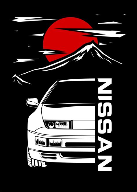 Nissan 300ZX Poster Picture Metal Print Paint By Faissal Thomas