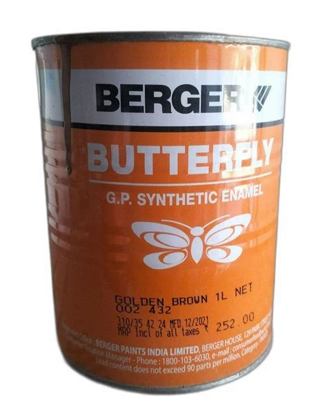 Berger Butterfly Gp Synthetic Enamel Paint At Rs Litre In Vadodara