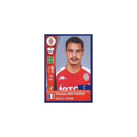 Buy Sticker Wissam Ben Yedder As Monaco Panini Foot