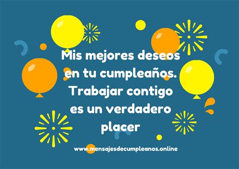 Frases De Cumpleaños Para Un Compañero De Trabajo Originales