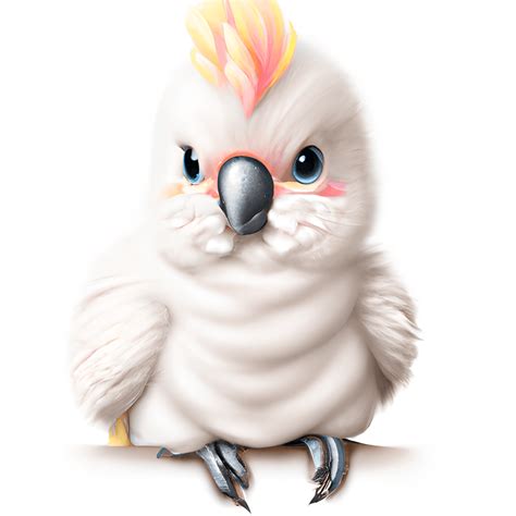 Cute Baby Cockatoo Graphic Creative Fabrica