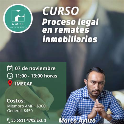 PROCESO LEGAL EN LOS REMATES INMOBILIARIOS Cursos Inmobiliarios A M