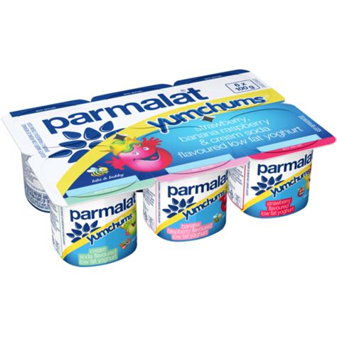 Parmalat Yumchums Smooth Medium Fat Cream Sodabanana Raspberry