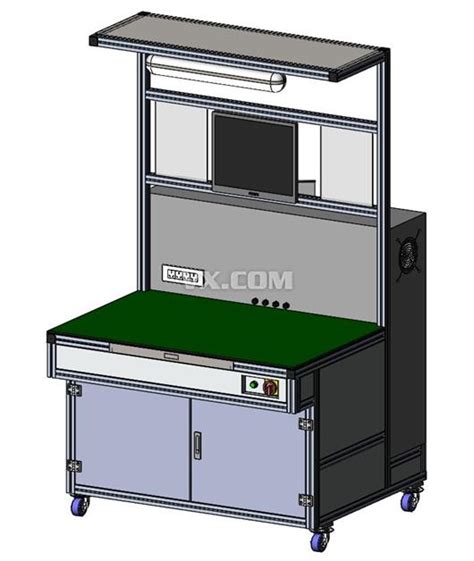 铝型材工作台3d模型下载三维模型step模型 制造云 产品模型