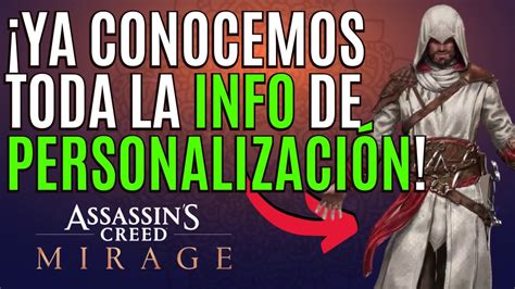 🔥al Fin Sabemos Todos Los Temas De PersonalizaciÓn En Assassin´s Creed Mirage 🔥nueva Info Ac