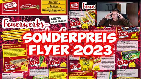 Sonderpreis Baumarkt Silvester Feuerwerk Flyer Youtube